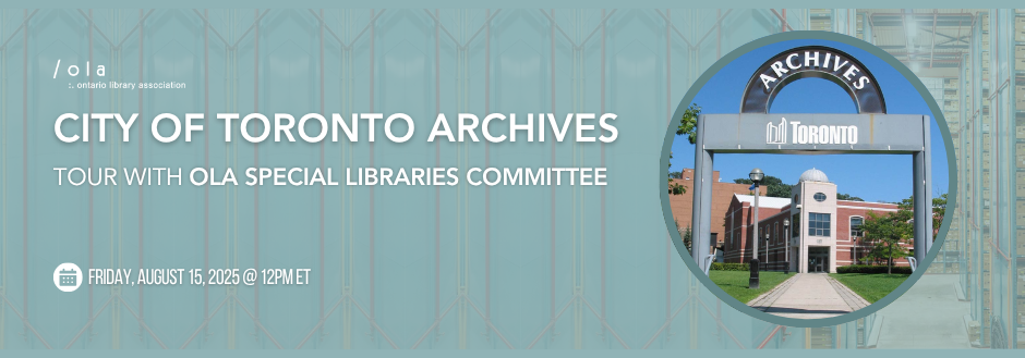 City of Toronto Archives Tour