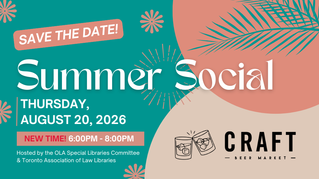 Special Libraries Summer Social