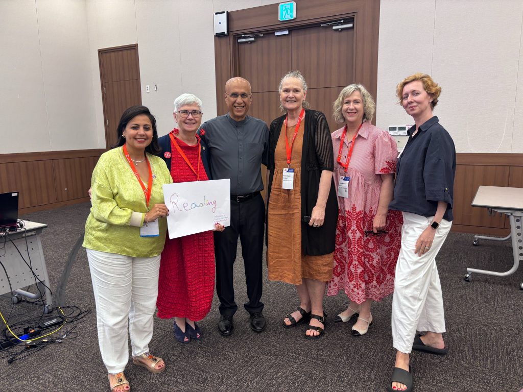 Michelle Arbuckle at workshop with IFLA World Library and Information Congress keynote speaker Sohail Inayatullah.