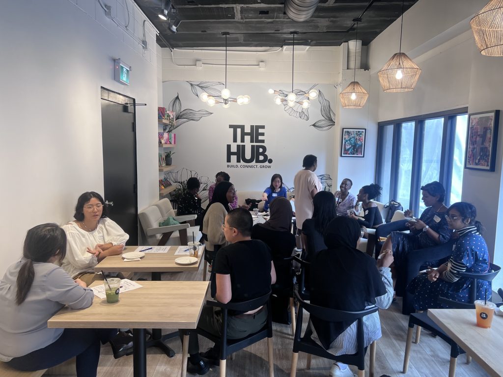 The OLA Cultural Diversity and Inclusion (CDI) Committee hosting a social gathering.