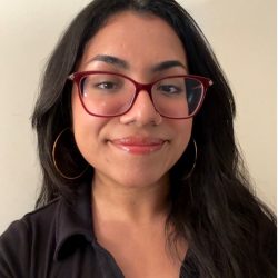 A photo of OLA staff member Victoria Flores.